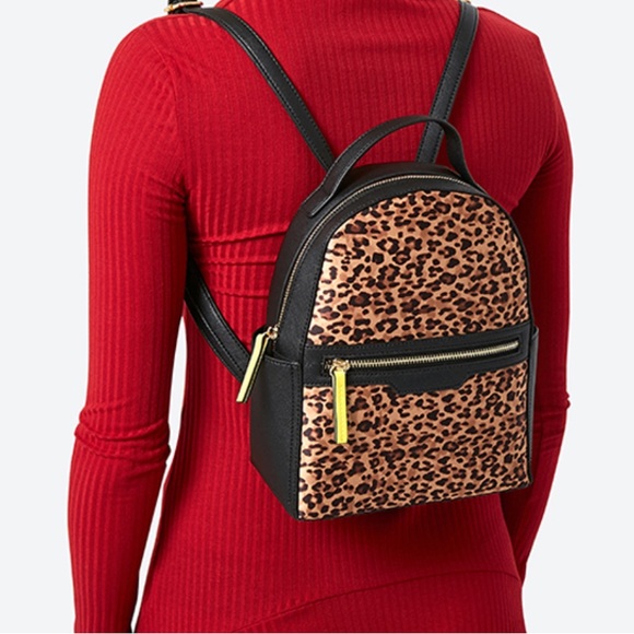 Call It Spring Leopard Print Mini Backpack - Picture 2 of 3